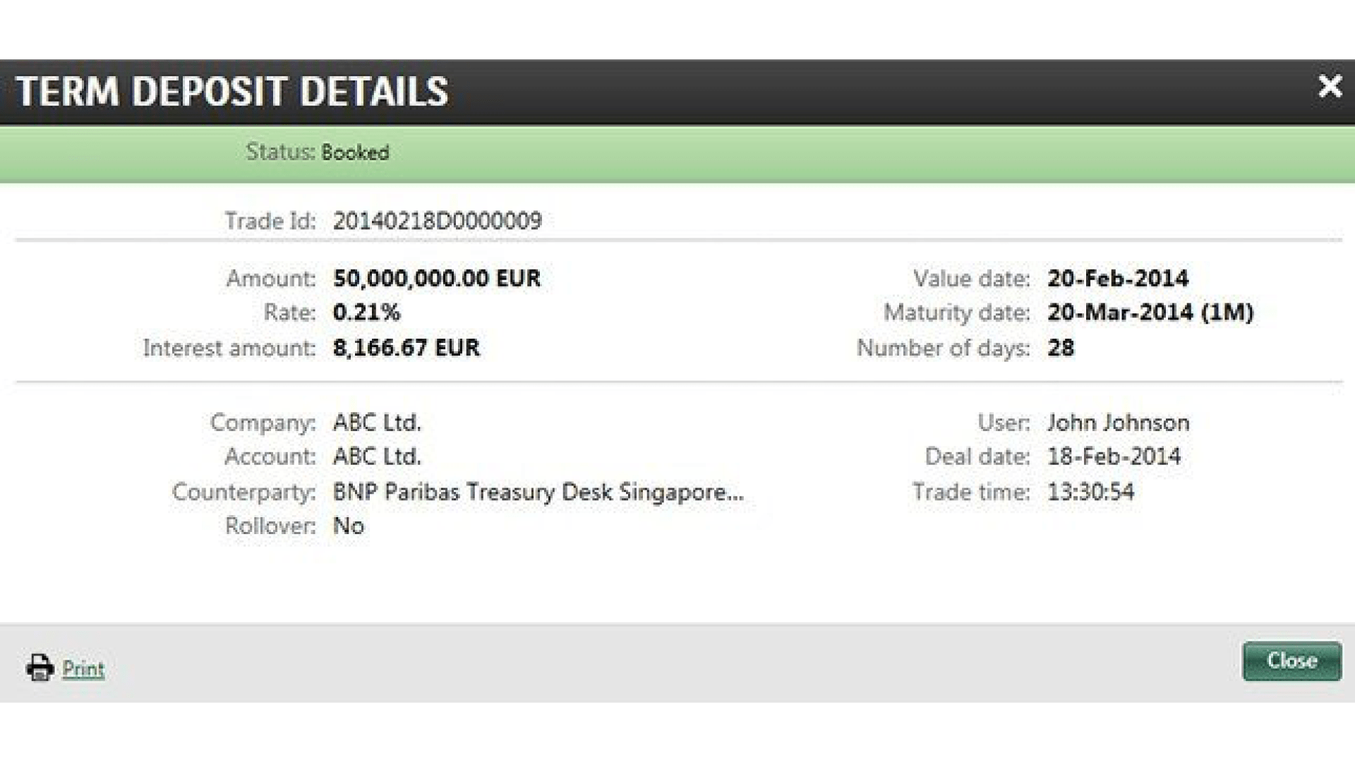 Consult request details