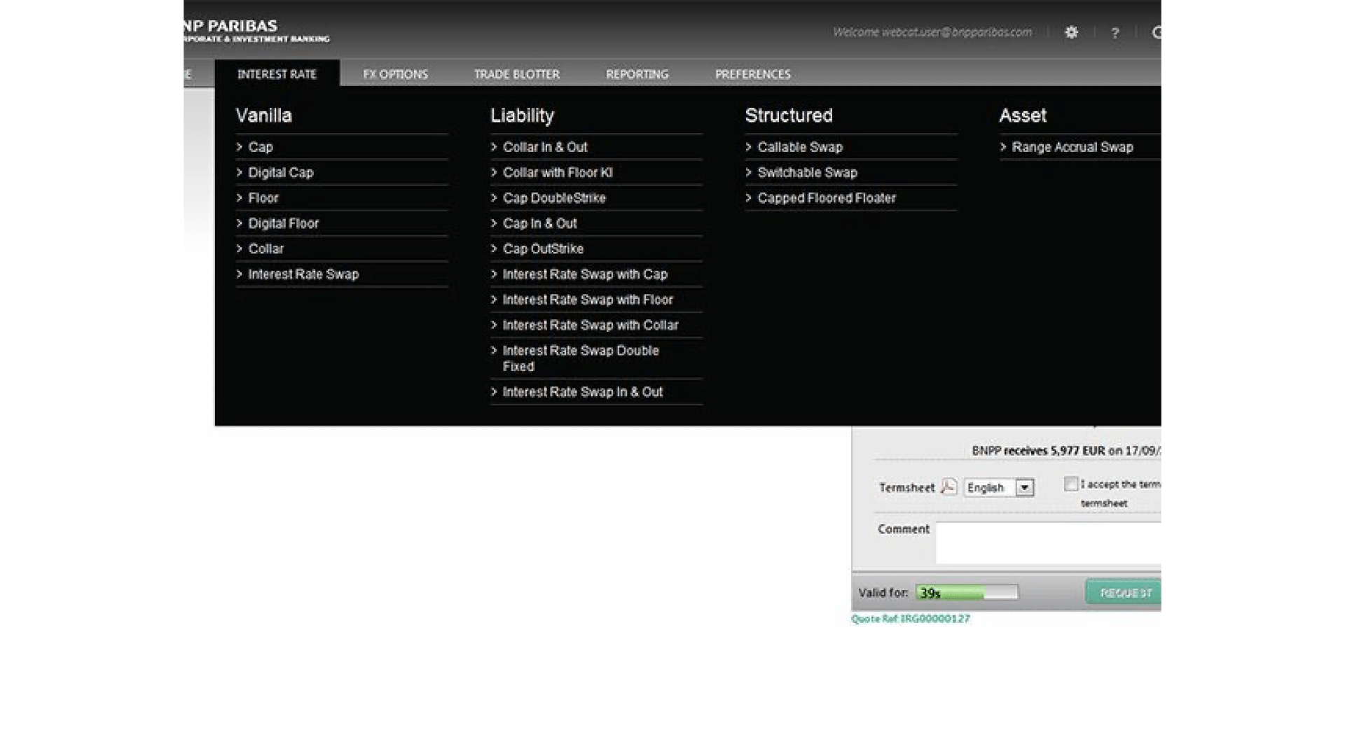 Interest rate structures supported